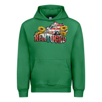 Emerald Kentucky 4th of July Urban Hoodie - FaDigitalArtStudio