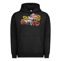 Pigment Black Kentucky 4th of July Urban Hoodie - FaDigitalArtStudio