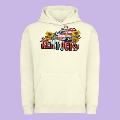 Kentucky 4th Of July Urban Hoodie Designed By Fadigitalartstudio