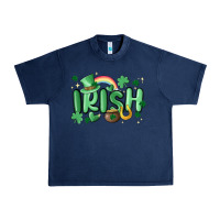 Navy irish Urban Heavy Tee - MaliasSmallBusiness