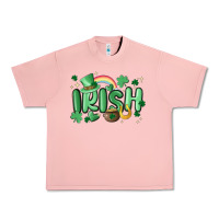 Salmon irish Urban Heavy Tee - MaliasSmallBusiness