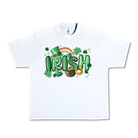 White irish Urban Heavy Tee - MaliasSmallBusiness