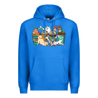 True Royal Dog coffee cups Premium Hoodie - HowdyJamesFarm