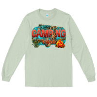 Matcha camping vibes Long Sleeve Tee - NancyCooperArtShop