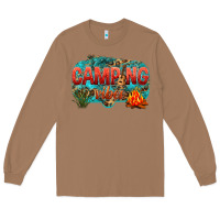 Toasted Coconut camping vibes Long Sleeve Tee - NancyCooperArtShop