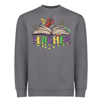 Storm teacher mardi gras Heavyweight Sweatshirt - MaliasSmallBusiness
