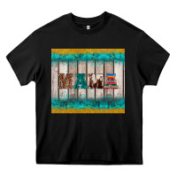 Black western turquoise mama Heavy Core Tee - BarkalooDesign