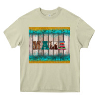 Mossy western turquoise mama Heavy Core Tee - BarkalooDesign