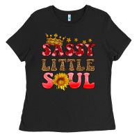 Black sassy little soul Ladies Tee - HRA Design Shop