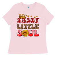 Bubblegum Pink sassy little soul Ladies Tee - HRA Design Shop