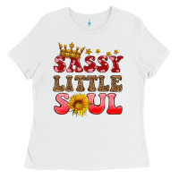 White sassy little soul Ladies Tee - HRA Design Shop