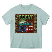 Reely Awesome Dad Heavy Core Tee | Teevron