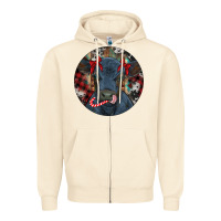 Sandshell Black Angus Calf Christmas Zipper Hoodie - RanaPortraitStore