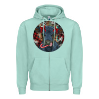 Seafoam Black Angus Calf Christmas Zipper Hoodie - RanaPortraitStore