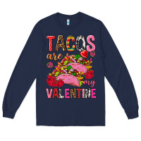 Navy tacos are my valentine Long Sleeve Tee - NancyCooperArtShop