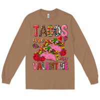 Toasted Coconut tacos are my valentine Long Sleeve Tee - NancyCooperArtShop