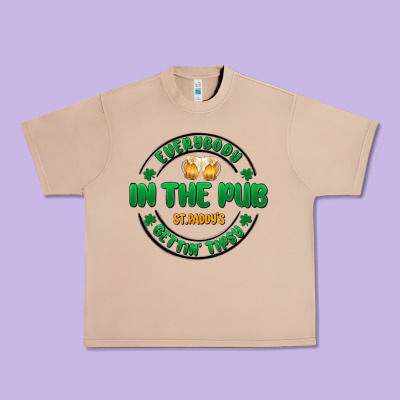 Everybody In The Pub Getting Tipsy Urban Heavy Tee Designed By Maliassmallbusiness