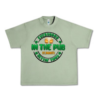 Oil Green everybody in the pub getting tipsy Urban Heavy Tee - MaliasSmallBusiness