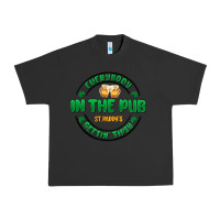 Pigment Black everybody in the pub getting tipsy Urban Heavy Tee - MaliasSmallBusiness