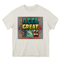Cream reel great dad Heavy Core Tee - HRA Design Shop
