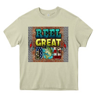 Mossy reel great dad Heavy Core Tee - HRA Design Shop