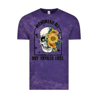 Cloud Purple mentally ill but totally chill Vintage Tee - MaliasSmallBusiness