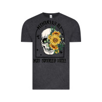 Vintage Black mentally ill but totally chill Vintage Tee - MaliasSmallBusiness