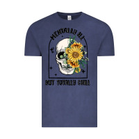 Vintage Denim mentally ill but totally chill Vintage Tee - MaliasSmallBusiness