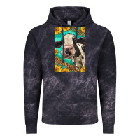 Cloud Black Western Holstein Cow Vintage Hoodie - LillyAllenDesigns