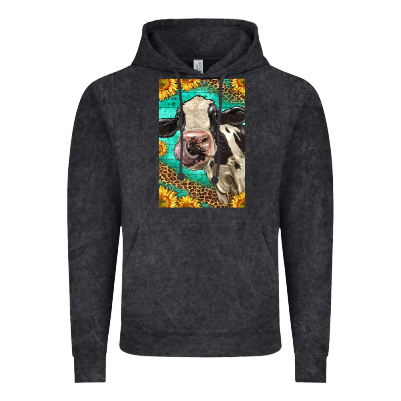 Western Holstein Cow Vintage Hoodie by LillyAllenDesigns | Teevron