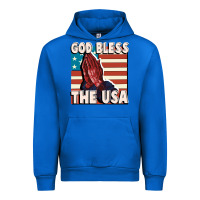 Cobalt God Bless the USA Urban Hoodie - FaDigitalArtStudio
