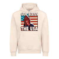 Sandshell God Bless the USA Urban Hoodie - FaDigitalArtStudio