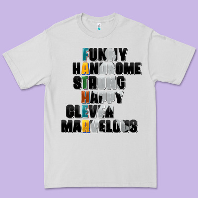 Father Words Premium Tee Designed By Adodesignshop