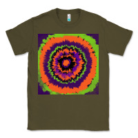 Army Green halloween tie  dye pattern Classic Tee - RanaPortraitStore
