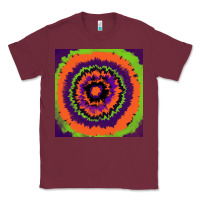 Burgundy halloween tie  dye pattern Classic Tee - RanaPortraitStore