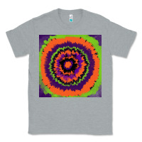 Heather Grey halloween tie  dye pattern Classic Tee - RanaPortraitStore