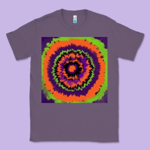 Halloween Tie  Dye Pattern Classic Tee Designed By Ranaportraitstore