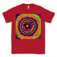 Red halloween tie  dye pattern Classic Tee - RanaPortraitStore