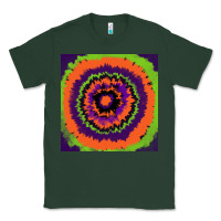 Sports Green halloween tie  dye pattern Classic Tee - RanaPortraitStore