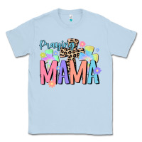 Dusty Blue praying mama Classic Tee - JahusDesignShop
