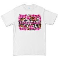 White pinktober with cancer ribbon Premium Tee - AdoDesignShop