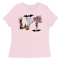 Bubblegum Pink lpt Ladies Tee - CowhideDigitalArt