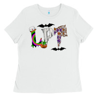 White lpt Ladies Tee - CowhideDigitalArt