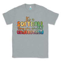 Heather Grey it s a softball thing you wouldn t understand Classic Tee - MaliasSmallBusiness