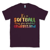 Plum it s a softball thing you wouldn t understand Classic Tee - MaliasSmallBusiness