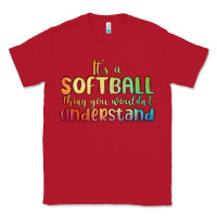 Red it s a softball thing you wouldn t understand Classic Tee - MaliasSmallBusiness