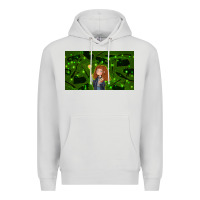 Dove Grey wizard girl and cat Premium Hoodie - TumblerDesignByShophia