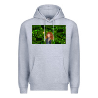 Heather Grey wizard girl and cat Premium Hoodie - TumblerDesignByShophia