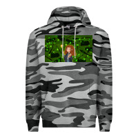 Slate Camo wizard girl and cat Premium Hoodie - TumblerDesignByShophia