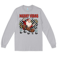 Moon Dust merry vibes ho ho ho Long Sleeve Tee - MaliasSmallBusiness